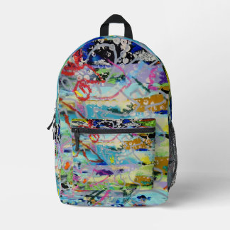 Warme Schichten von Lydia's Art Sangria Bedruckter Rucksack