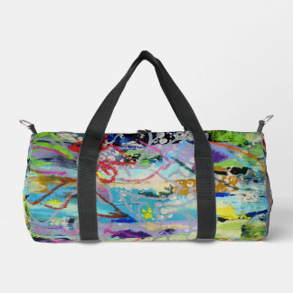 Warme Schichten von Lydia's Art Sangria Duffle Bag