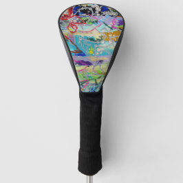 Warme Schichten von Lydia's Art Sangria Golf Headcover