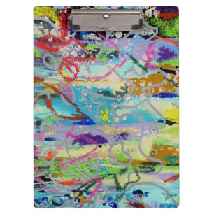 Warme Schichten von Lydia's Art Sangria Klemmbrett
