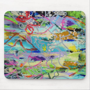 Warme Schichten von Lydia's Art Sangria Mousepad
