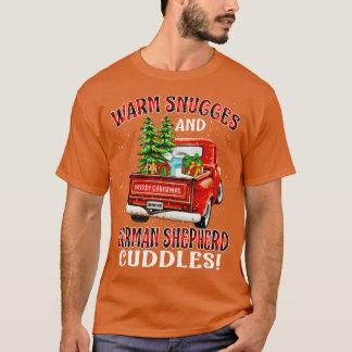 Warme Schnecken und deutsche Schäferhunde Cuddles  T-Shirt