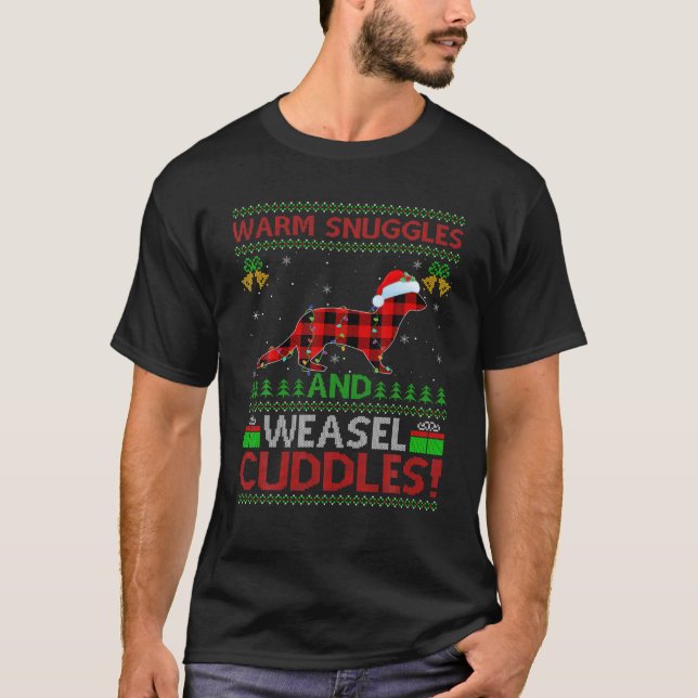 Warme Schnürsenkel und weiche Kuddeln Ugly Weasel  T-Shirt (Vorderseite)