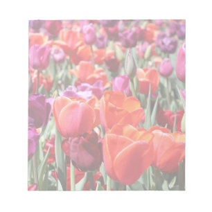 Warme Tulips Notizblock