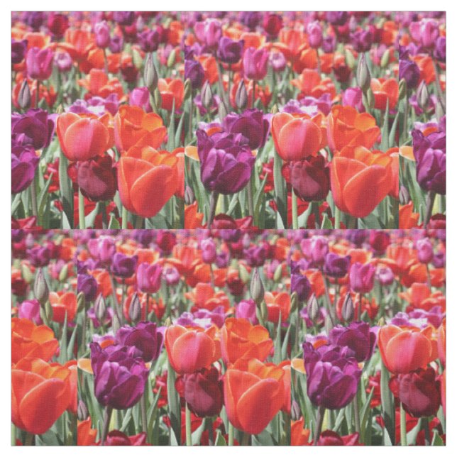 Warme Tulips Stoff (Muster)
