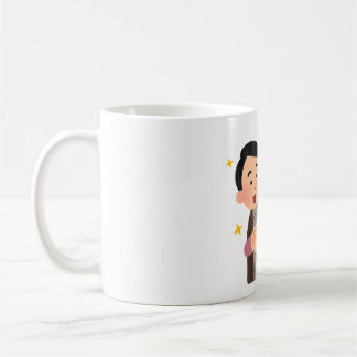 Warme Umarmung und funkelnde Freude Kaffeetasse
