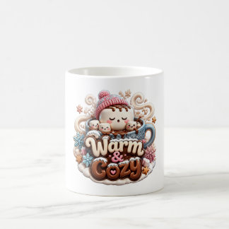 Warme und gemütliche Heißkakao-Tasse Kaffeetasse