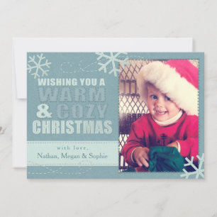 Warme und gemütliche Weihnachtslieder gefühlt/best Feiertagskarte