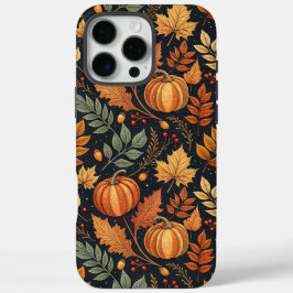 Warme und verspielte Herbst-Handyhülle iPhone 16 Pro Max Hülle