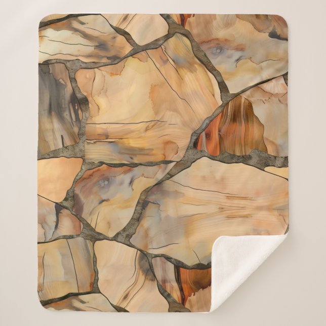 Warme und weiche mittlere Sherpa-Blankon Sherpadecke (Vorderseite)