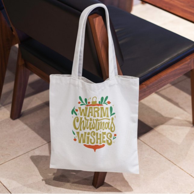 Warme Weihnachtswünsche Tragetasche (Von Creator hochgeladen)