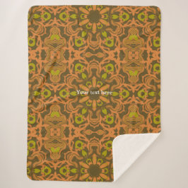 Warme Winter Flüssig Mandala Kunst  Sherpadecke