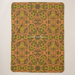 Warme Winter Flüssig Mandala Kunst Sherpadecke