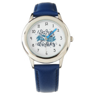 Warme Winterwünsche Armbanduhr