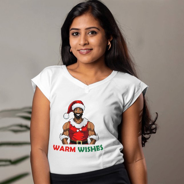 Warme Wünsche Afro Man T-Shirt (Von Creator hochgeladen)