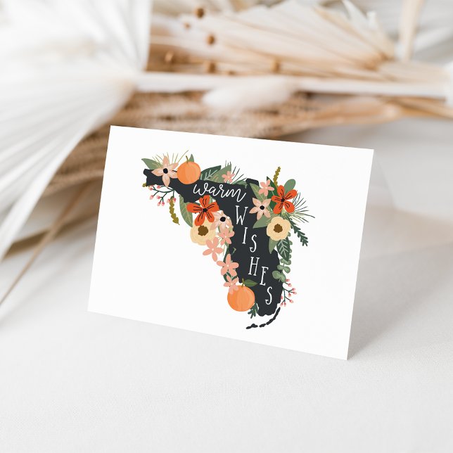 Warme Wünsche aus Florida Illustriert Karte (Von Creator hochgeladen)