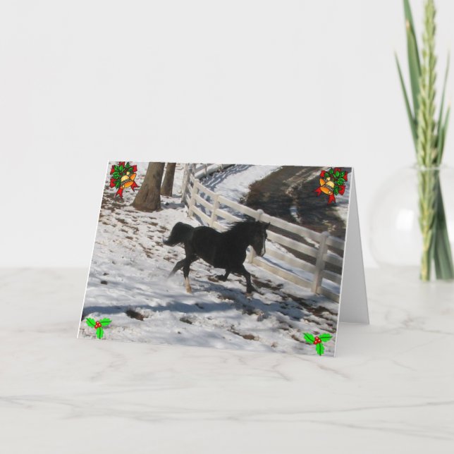 Warme Wünsche Feiertagskarte (Vorderseite)