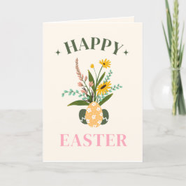 Warme Wünsche für ein herrliches Ostern Feiertagskarte