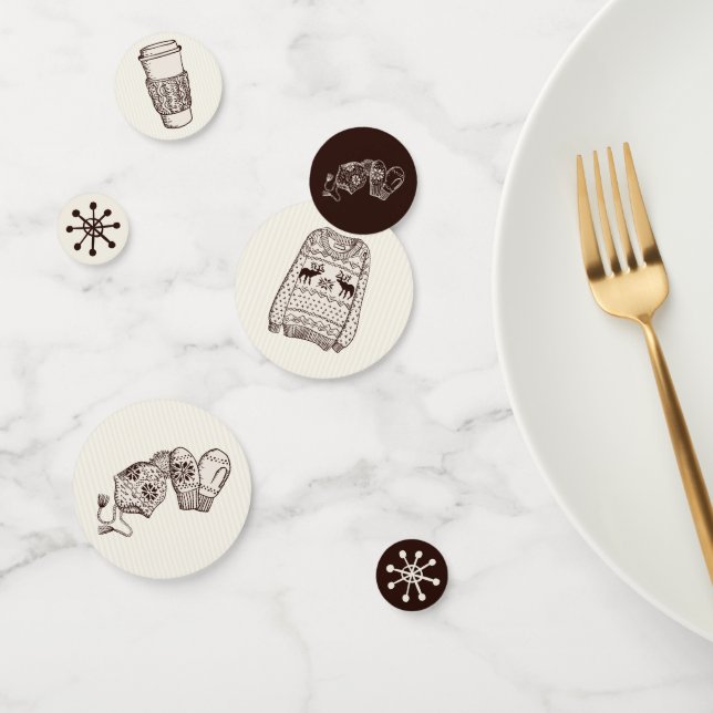 Warme Wünsche Holiday Essentials Table Confetti Konfetti (Gruppe)