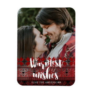 Warme Wünsche Messe Isle Pattern Magnet