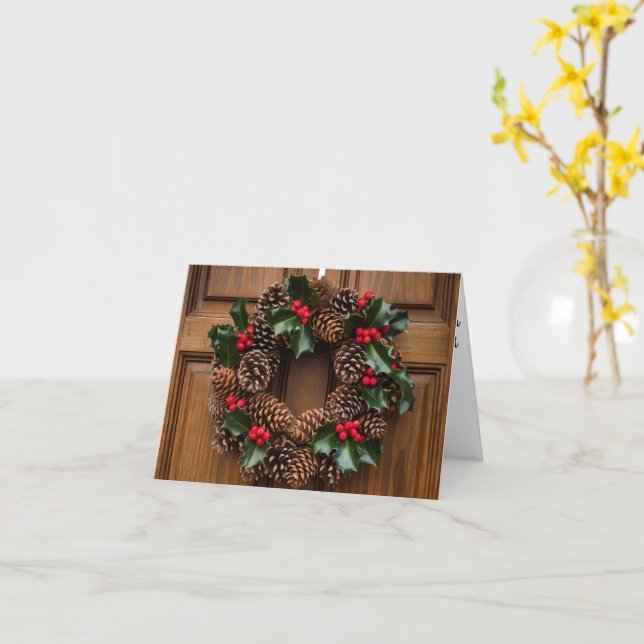 Warme Wünsche, natürliche Freude Karte (Gelbe Blume)