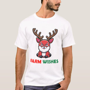 Warme Wünsche Niedliches Hirsch T-Shirt