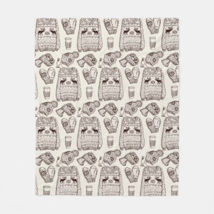 Warme Wünsche Urlaub Essentials Fleecedecke