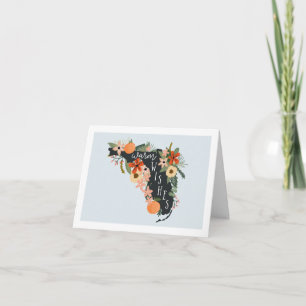 Warme Wünsche von der florida-Notizkarte   Sky Karte