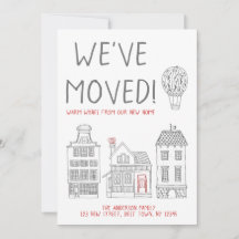 Warme Wünsche von unserer neuen Zuhause, die wir v