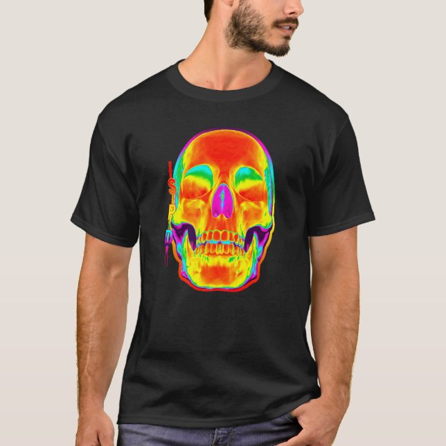 Wärmebild-Schädelhitze T-Shirt (Vorderseite)