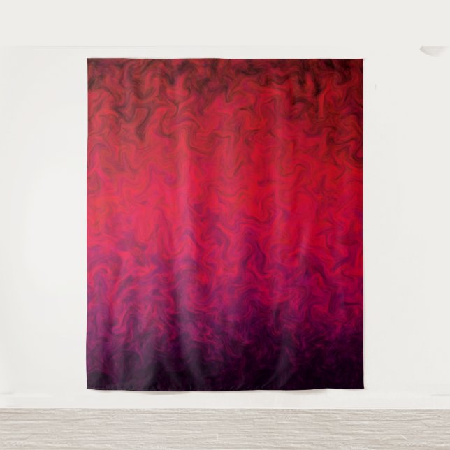 Wärmen Sie verworfene Atmosphäre - Tapisserie Wandteppich (Vorderseite)