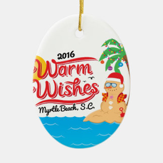 Wärmen Sie Wünsche von Myrtle Beach Keramikornament