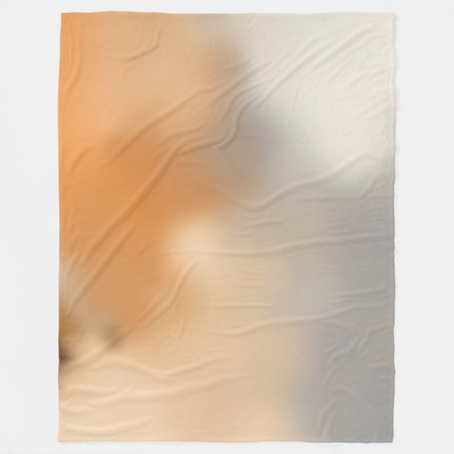 Warmer abstrakter Hintergrund Fleecedecke (Vorderseite)