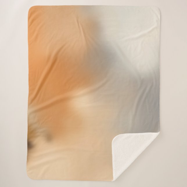 Warmer abstrakter Hintergrund Sherpadecke (Vorderseite)