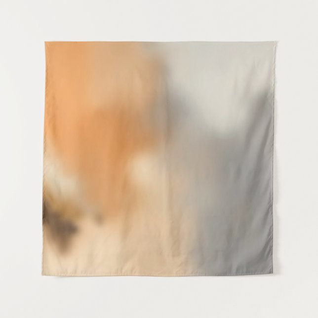 Warmer abstrakter Hintergrund Wandteppich (Vorderseite)