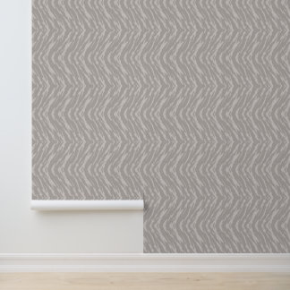 Warmer beiger Zobel-Textur-Chevron Tapete