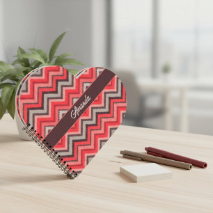 Warmer Chevron Notizbuch
