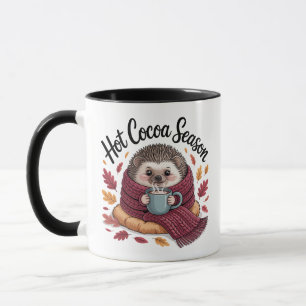 Warmer Kakao Igel Herbst Tasse