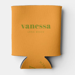 Warmer Olive- und Orangen-Ton Minimal Moderne Klas Dosenkühler