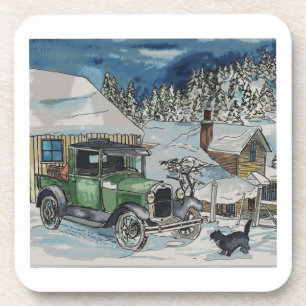 Warmer Platz Getränkeuntersetzer