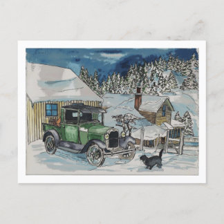 Warmer Platz Postkarte