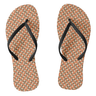 Warmer Retro-Boomerang im Stil der Mitte des 20. J Flip Flops