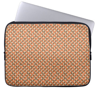 Warmer Retro-Boomerang im Stil der Mitte des 20. J Laptopschutzhülle
