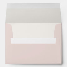 Warmer Rosé- & warmer Elfenbeinhochzeitkuvert