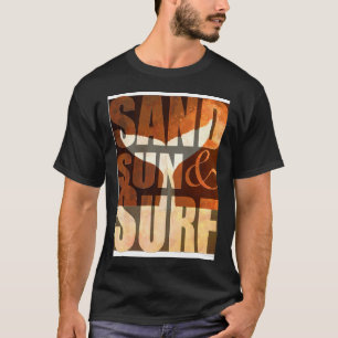 Warmer Sand Sonne Und Brandung Strand Kunst 2 T-Shirt