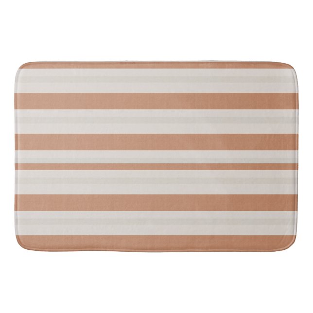 Warmer Sandstreifen Badematte (Vorderseite)