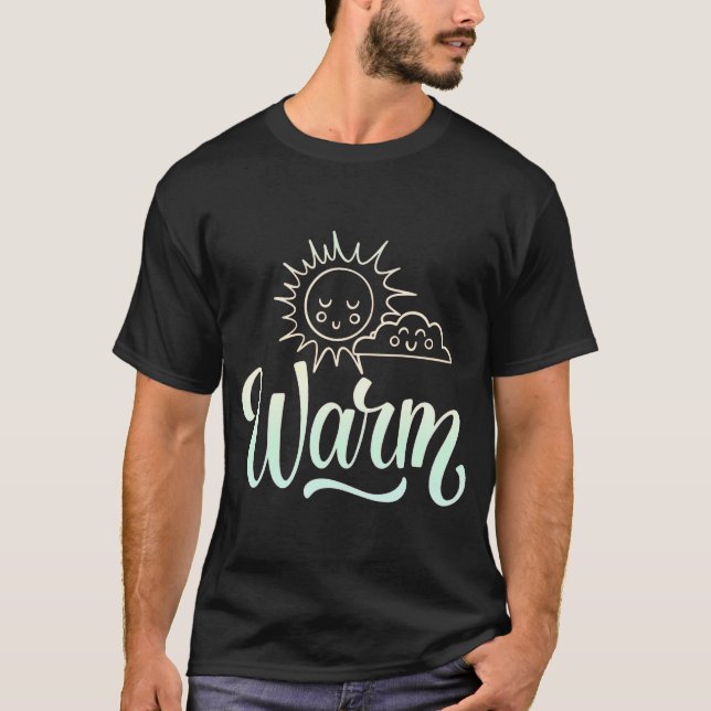 Warmer Sommer T-Shirt (Vorderseite)