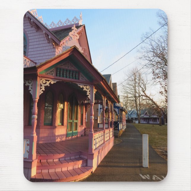 Warmer Sonnenuntergang auf Gingerbread - Martha's  Mousepad (Vorne)