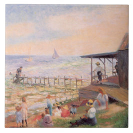 Warmer Tag am Strand Fliese