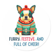 Warmer und schwammiger Weihnachtshund